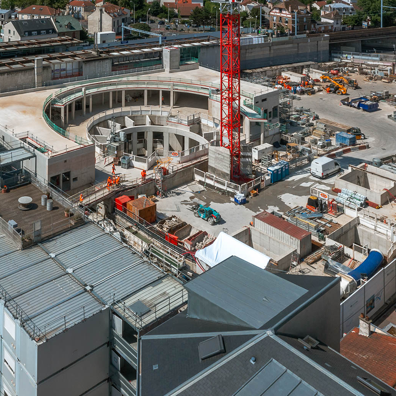 Chantier Grand Paris ligne 15 Sud