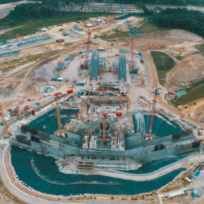 Création du pas de tir Ariane 6 en Guyane