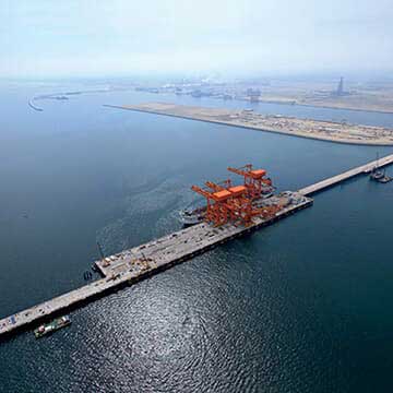 Ouvrages d’import/export de minerai à Sohar 