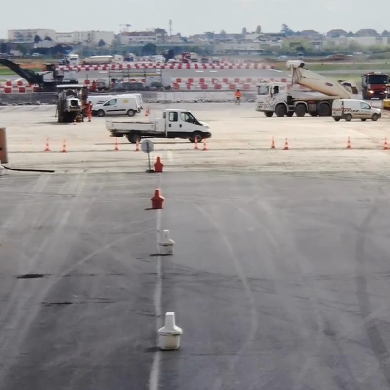 Chantier Piste 2 aéroport d’Orly - Travaux aéroportuaires