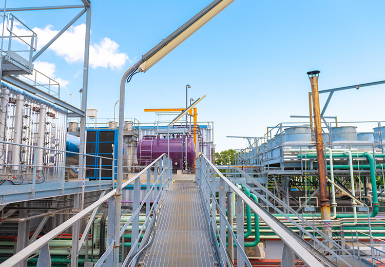  DeNOx installation project in Mayotte - Photo credit: ©Eiffage Métal