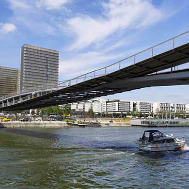 Simone-de-Beauvoir Footbridge in Paris